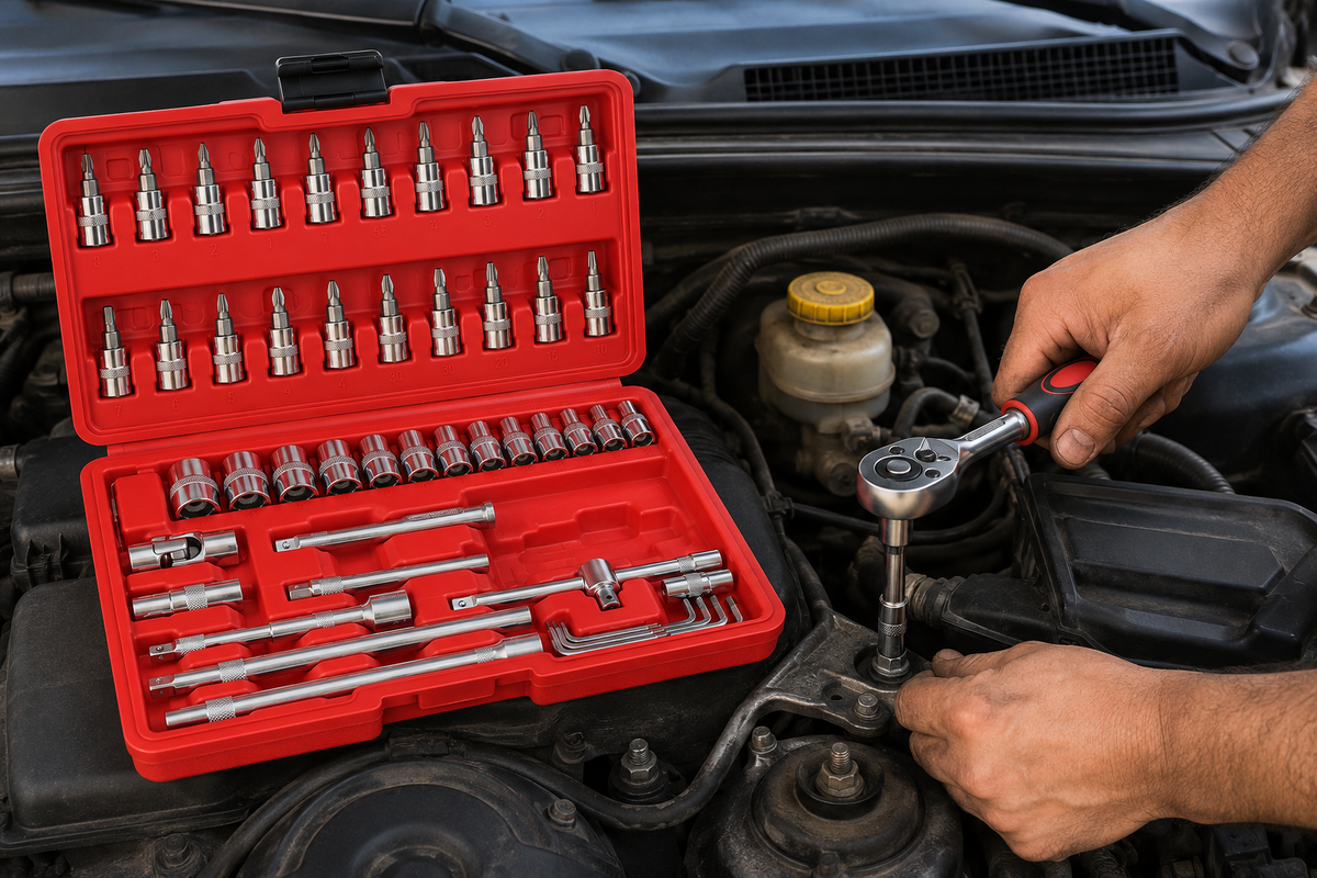 Kit Completo de Herramientas 46 Piezas | Siempre Listo para Reparar